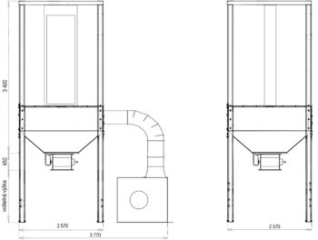 Filtrační nástavba ADAMIK FBR 250/110 AKR2