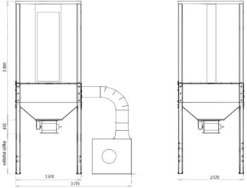 Filtrační nástavba ADAMIK FBR 250/144 AKR2