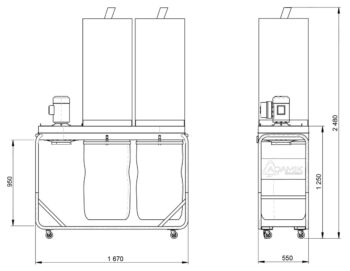 ADAMIK FT 400 PEAM dimensions