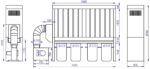 Filter unit ADAMIK FT 638N 4 kW A dimensions