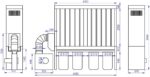 Filter unit ADAMIK FT 650N 7,5 kW A dimensions