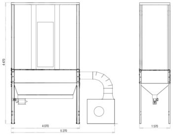 Filter unit ADAMIK FT 7108 LS dimensions