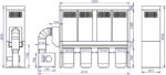 Filter unit ADAMIK FT 738N 4 kW A dimensions