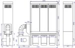 Odsávání ADAMIK FT 747N 7,5 kW A rozměry