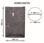Worek ADAMIK V530FTEX wymiary