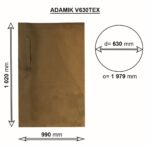 Vak ADAMIK V630TEX rozměry