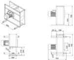 Ventilátor ADAMIK VAN 831 4 kW rozmery