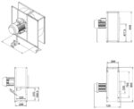 Ventilator ADAMIK VAN 835 9.2 kW dimensions