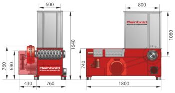 Shredder AZR 60 Primus Special dimensions